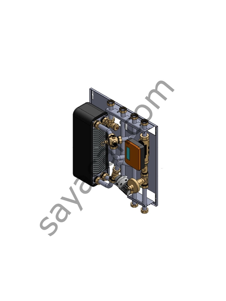 Direct Thermohexa RH Radyotörlü Tip3 - 35 KW Eşanjör Kapasiteli Termostatik Kontrollü Isı İstasyonu