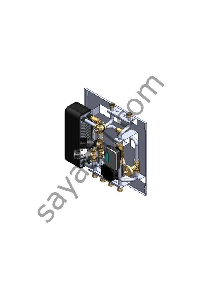 Direct Thermohexa UFH Yerden Isıtmalı Tip4 - 50 KW Eşanjör Kapasiteli Termostatik Kontrollü Isı İstasyonu